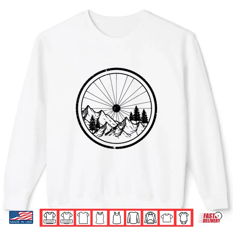 Sweatshirt Mountain Bike MTB Cycling Downhill Biking Biker Gift Shirt