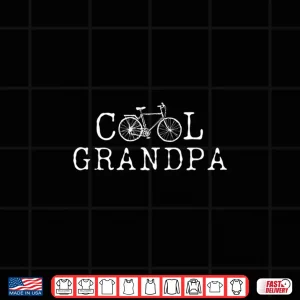 Design Mens Cool Grandpa Bike Grandpa Cycling Grandpa Grandpa Bike Shirt