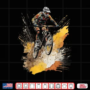 Design Mountain Bike MTB Downhill E Bike Cyclist Shirt