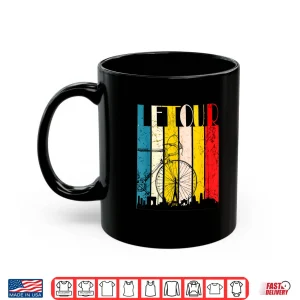 Mug Retro Vintage Tour Cycling Tour France Cycling Fan Shirt