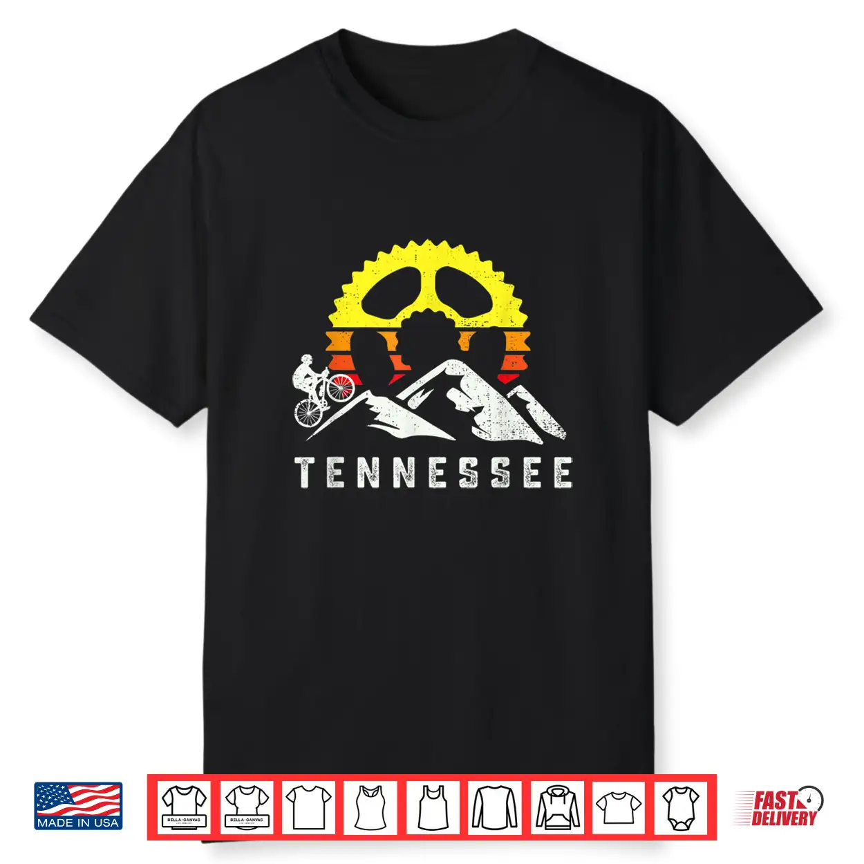 Tennessee Mountain Biking Retro Bike Rider Mtb Cyclist Race Shirt Tennessee Mountain Biking Retro Bike Rider Mtb Cyclist Race Shirt