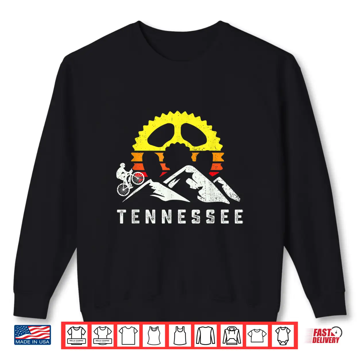 Tennessee Mountain Biking Retro Bike Rider Mtb Cyclist Race Shirt Tennessee Mountain Biking Retro Bike Rider Mtb Cyclist Race Shirt