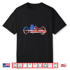 American Recumbent Trike Usa Cycling Recumbent Bike Triker Shirt