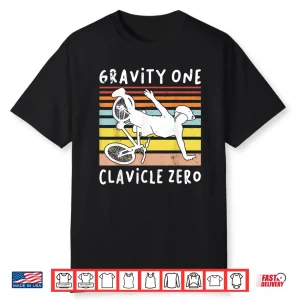 Broken Collarbone Clavicle Zero Cycling Biker Bike Shirt