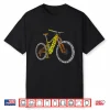 Bicycle Anatomy Mountain Bike Mtb Parts Funny Biker Rider Shirt