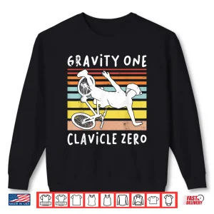 Sweatshirt BROKEN COLLARBONE Clavicle Zero Cycling Biker Bike Shirt