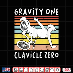 Design BROKEN COLLARBONE Clavicle Zero Cycling Biker Bike Shirt