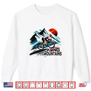 Sweatshirt CYCLING KING OF THE MOUNTAINS ROAD BIKE CLIMBER Shirt