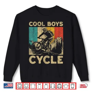 Sweatshirt Cool Boys Cycle Bicycle Riding Cyclist Boys Kids Shirt