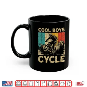 Mug Cool Boys Cycle Bicycle Riding Cyclist Boys Kids Shirt