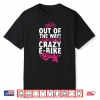Electric Bike Cycling Biker Crazy E Bike Lady Shirt