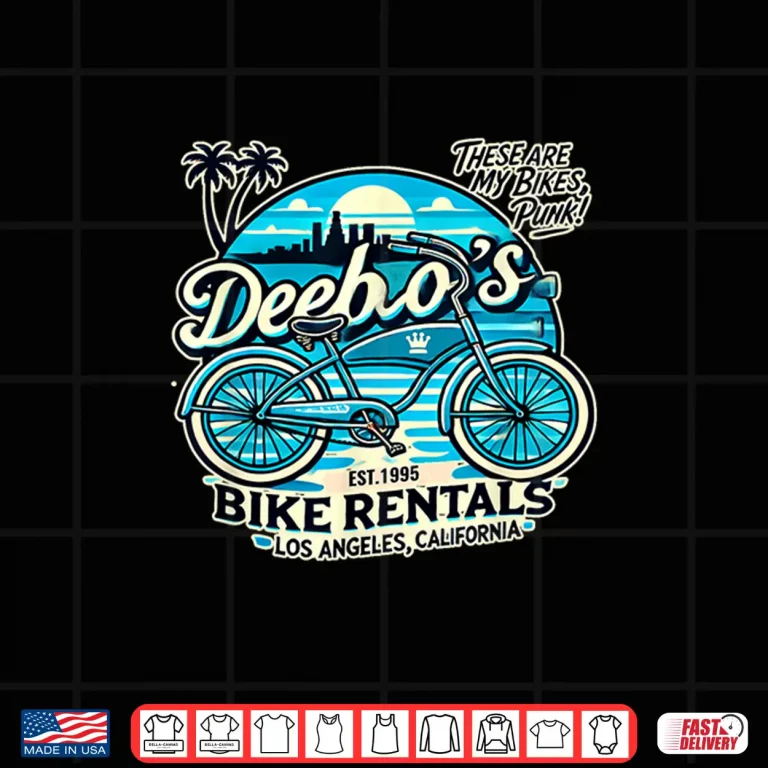Design Deebos Bike Rentals Los Angeles 1995 Bicycle Shop Shirt