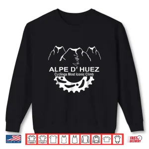 Sweatshirt France Alpe D Huez Climb Novelty Cycling Gift T Shirt