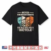 Mens Never Underestimate An Old Guy On A Bicycle Cyclist Cycling Shirt