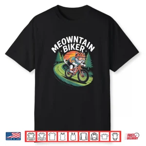 Meowntain Biker Cat Cycling Adventure Shirt