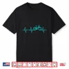 Mountain Bike Heartbeat Cyclist Cool Cycling Gift Shirt
