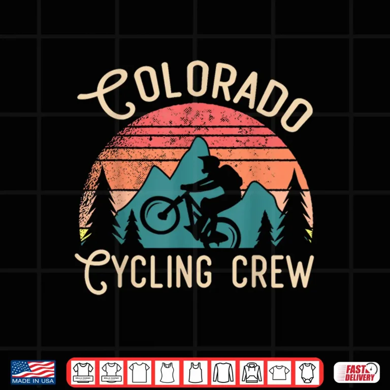 Design Mountain Bike Bicycle Cycling Colorado Shirt