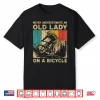 Never Underestimate An Old Lady Bicycle Riding Cyclist Women Shirt