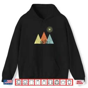 Hoodie Vintage Mountain Bike MTB Bicycle Cycling Cyclist Biker Gift Shirt