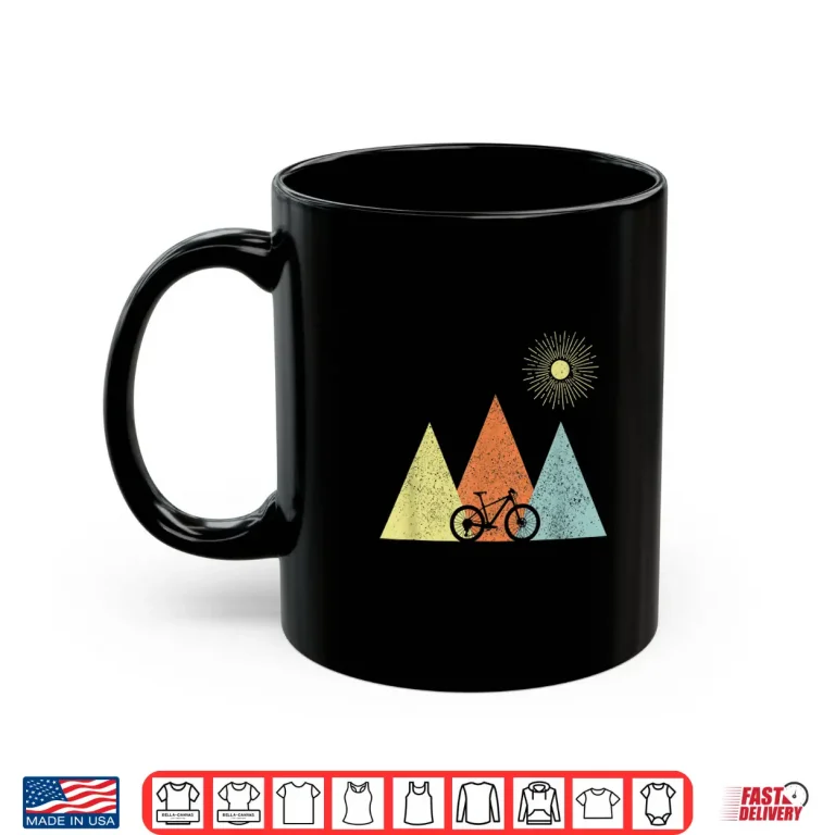 Mug Vintage Mountain Bike MTB Bicycle Cycling Cyclist Biker Gift Shirt