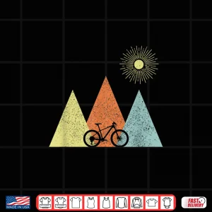 Design Vintage Mountain Bike MTB Bicycle Cycling Cyclist Biker Gift Shirt