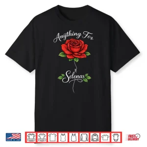 Anything For Selena Rose Aesthetic Graphic Vintage Shirt