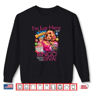 Sweatshirt Bingo With The Diva Travel Cruise Graphic Shirt