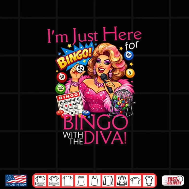 Design Bingo With The Diva Travel Cruise Graphic Shirt