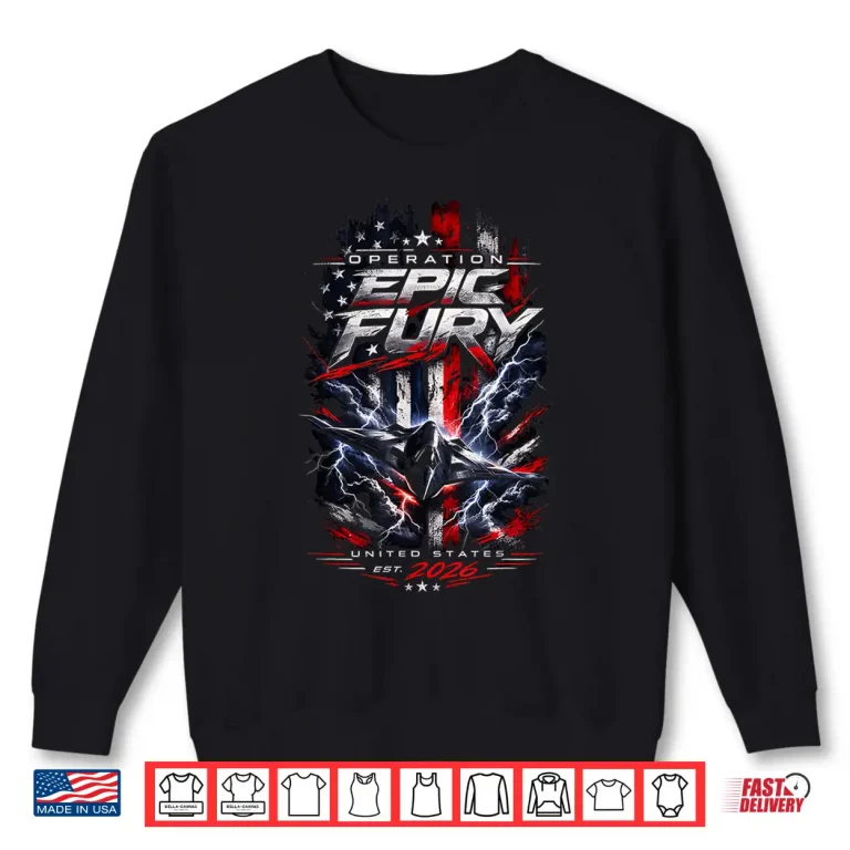 Sweatshirt Operation Epic Fury Military Style Tactical Graphic Shirt