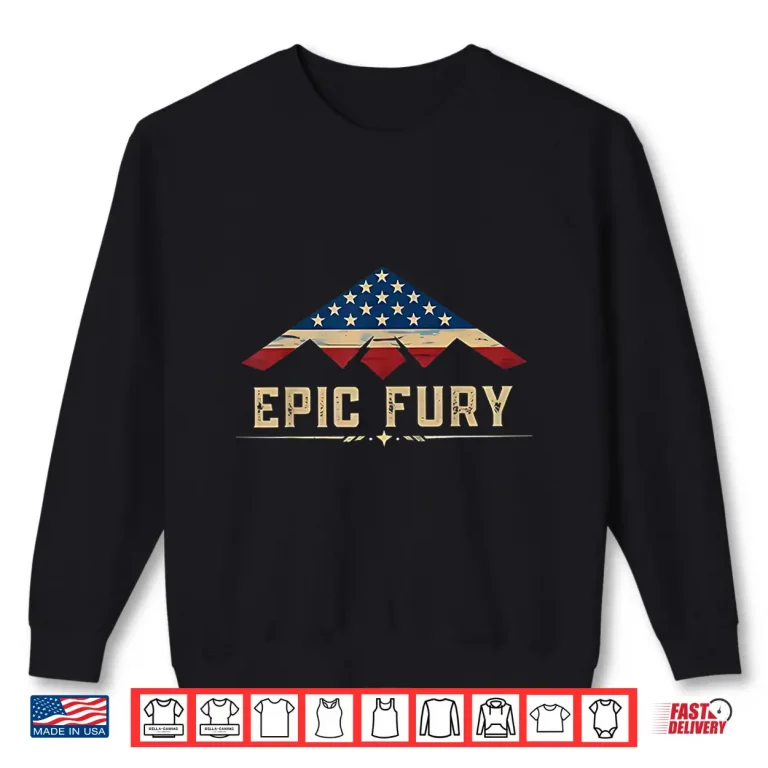 Sweatshirt Operation Epic Fury Military Style Graphic Vintage Shirt