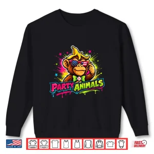 Sweatshirt Party Animals Baseball Jersey Sports Performance Design Shirt