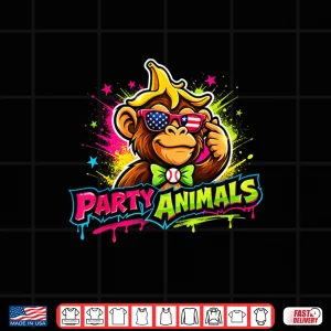Design Party Animals Baseball Jersey Sports Performance Design Shirt