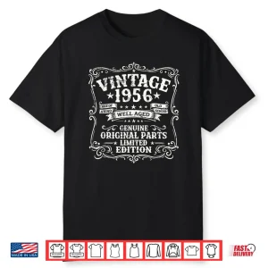 Seventieth Birthday Gift Original Nineteen Fifty Six Anniversary Shirt
