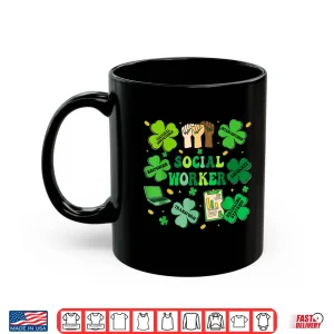 Mug Social Worker Shamrock Saint Patricks Day Social Work Shirt