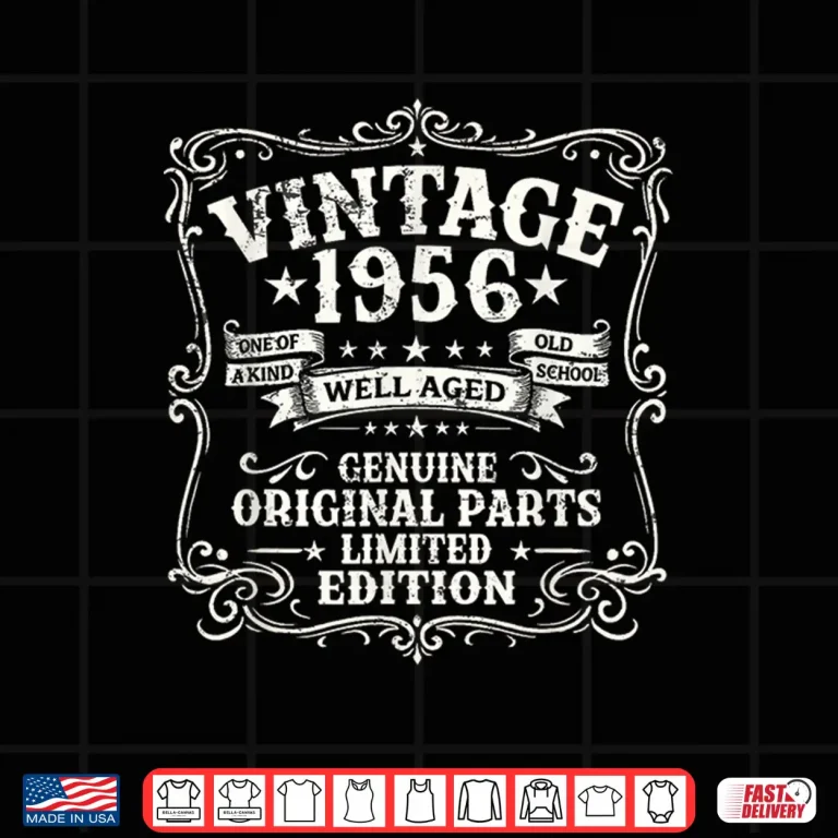 Design Seventieth Birthday Gift Original Nineteen Fifty Six Anniversary Shirt