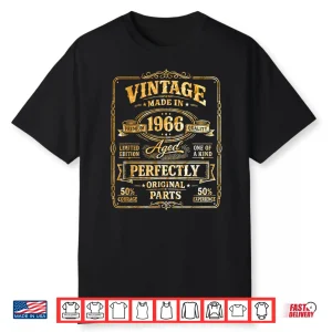 60Th Birthday Man Woman 60 Years Decoration 1966 Gift Funny Shirt