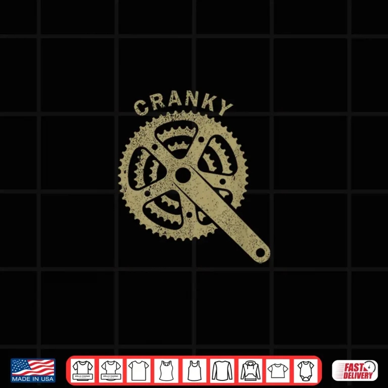 Design Cranky Vintage Bicycle Cranky Gift For Cycling Lovers Cranky Shirt
