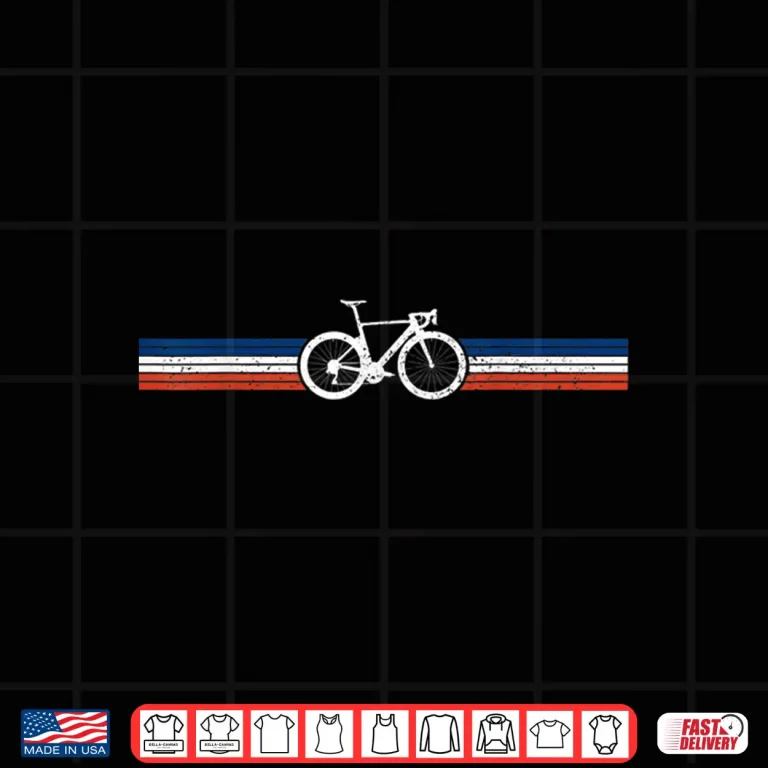 Design Cycling French Flag Bicycle France Road Bike Cyclist Gift Shirt