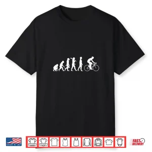 Evolution Of A Cyclist Funny Cycling Shirt