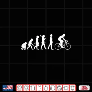 Design Evolution Of A Cyclist Funny Cycling Shirt