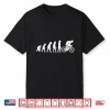 Funny Human Cycling Evolution Athlete Bike Cyclist Biker Shirt