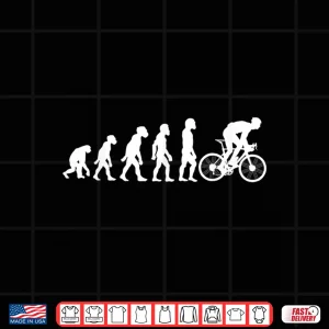 Design Funny Human Cycling Evolution Athlete Bike Cyclist Biker Shirt