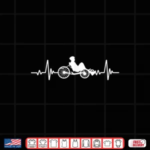 Design Great Recumbent Bike Heartbeat Design Cycling Shirt