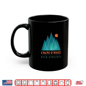 Mug LAlpe DHuez Velo Cycliste Gift for Cyclists Cycling Bike Shirt