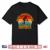 Never Underestimate Grandpa With A Bicycle Cycling Grandpa Shirt