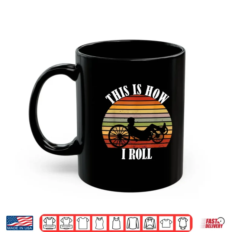 Mug Recumbent Bike Vintage Retro This Is How Recumbent Bicycle Shirt