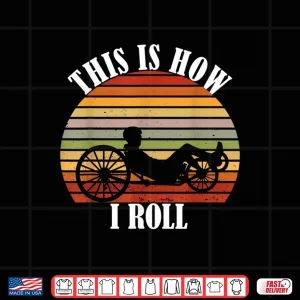 Design Recumbent Bike Vintage Retro This Is How Recumbent Bicycle Shirt