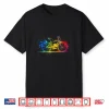 Colorful Bicycle Cycling Biking Cyclist Bicycling Shirt