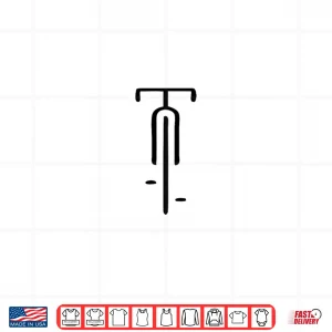 Design Bike logo minimal Retro Cycling and Bicycle Lovers Shirt