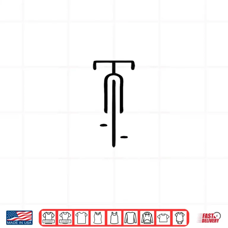 Design Bike logo minimal Retro Cycling and Bicycle Lovers Shirt